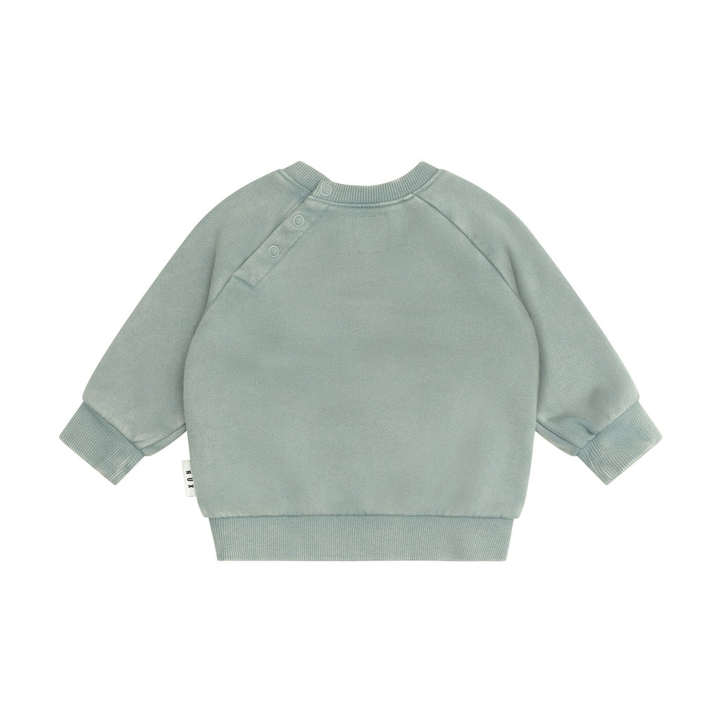 Huxbaby Cuddlesaurus Sweatshirt - Washed Jalapeno