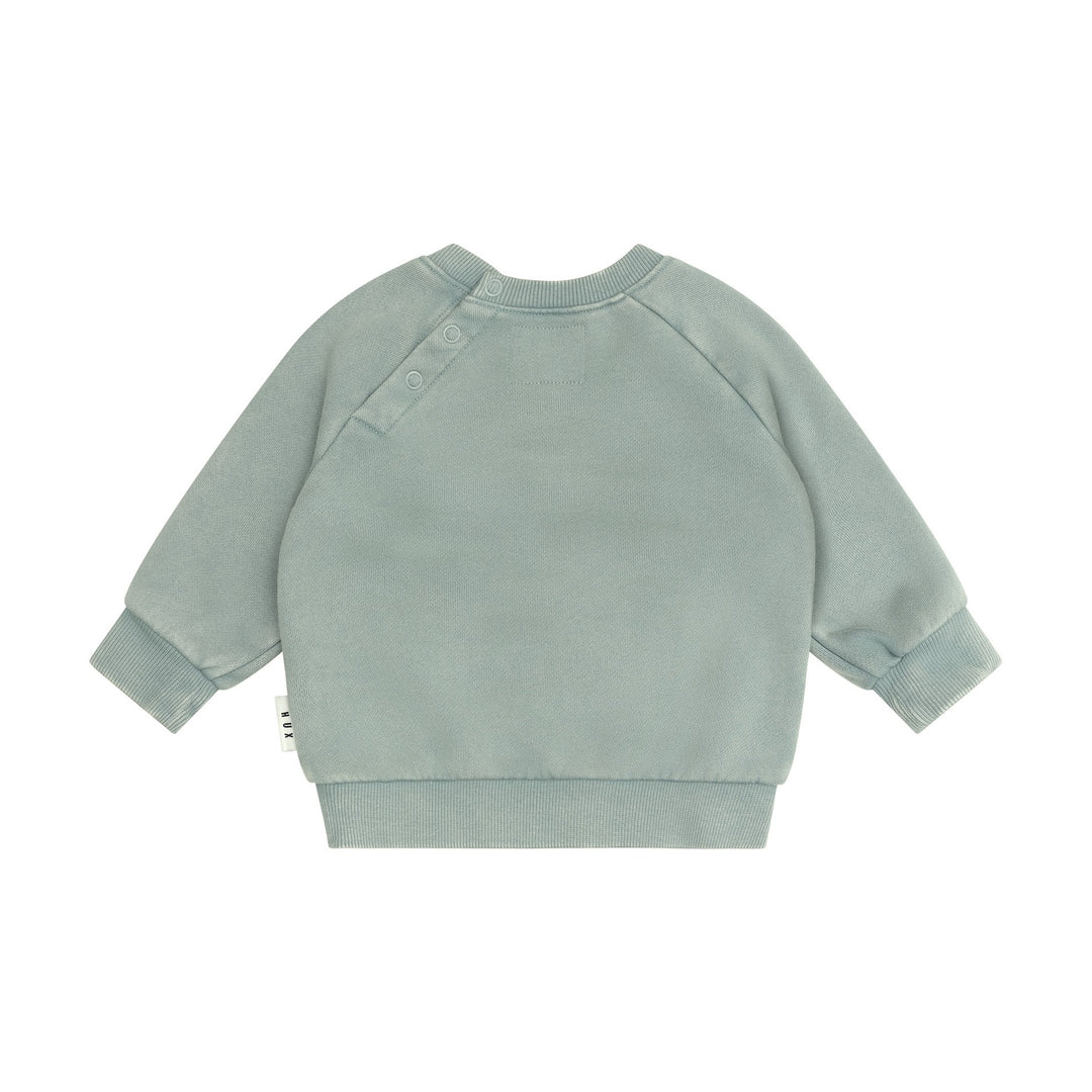 Huxbaby Cuddlesaurus Sweatshirt - Washed Jalapeno