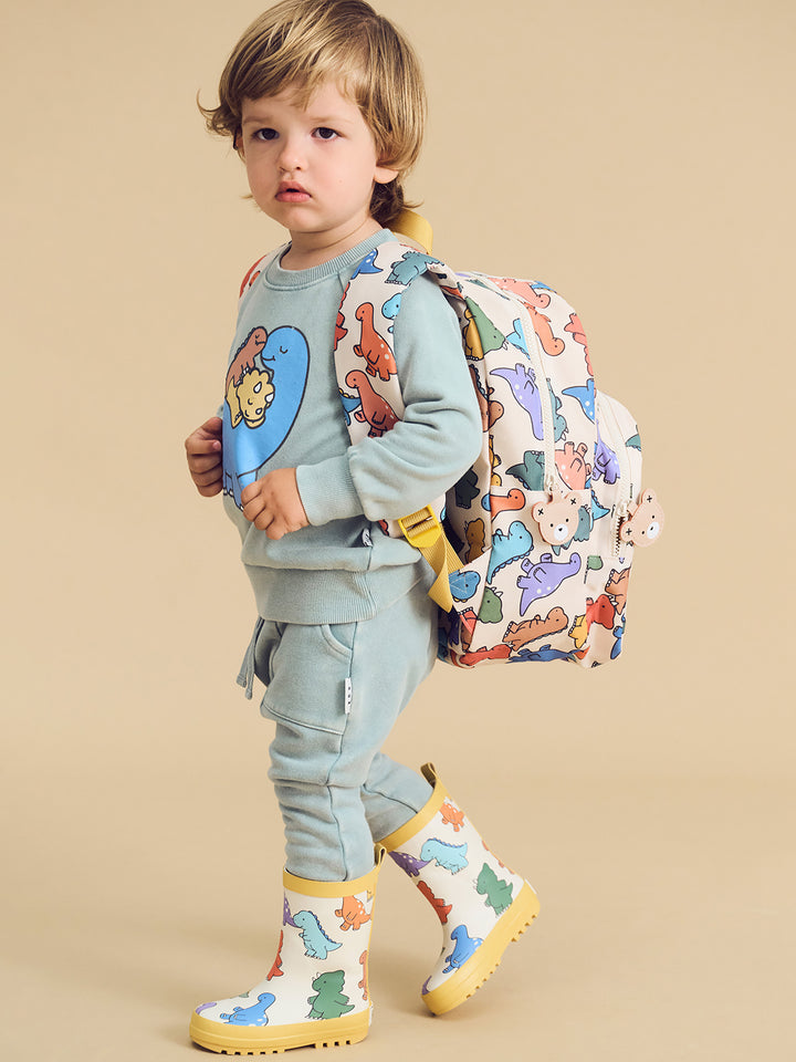 Huxbaby Cuddlesaurus Sweatshirt - Washed Jalapeno