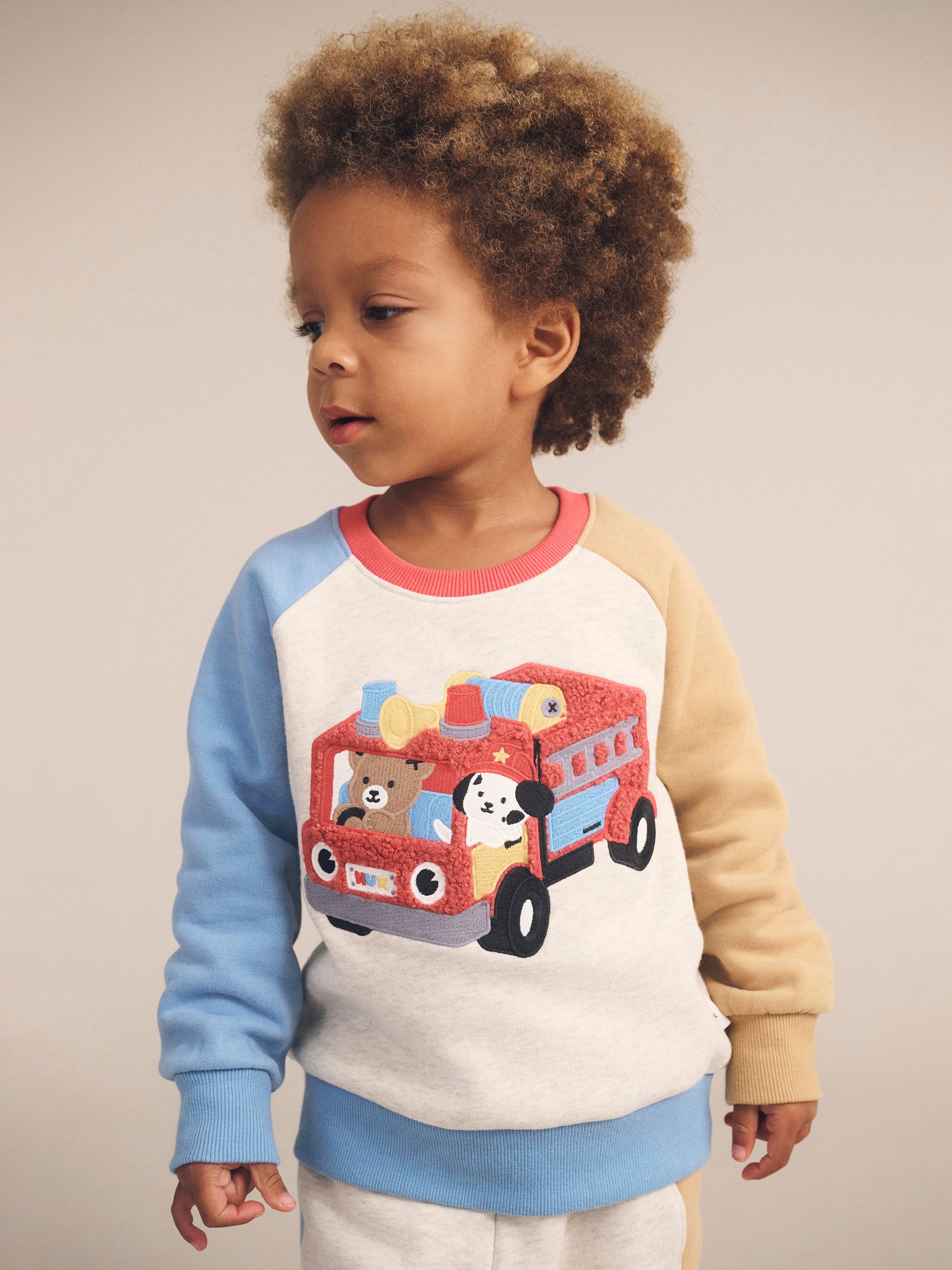 Huxbaby Fire Truck Hux Sweatshirt