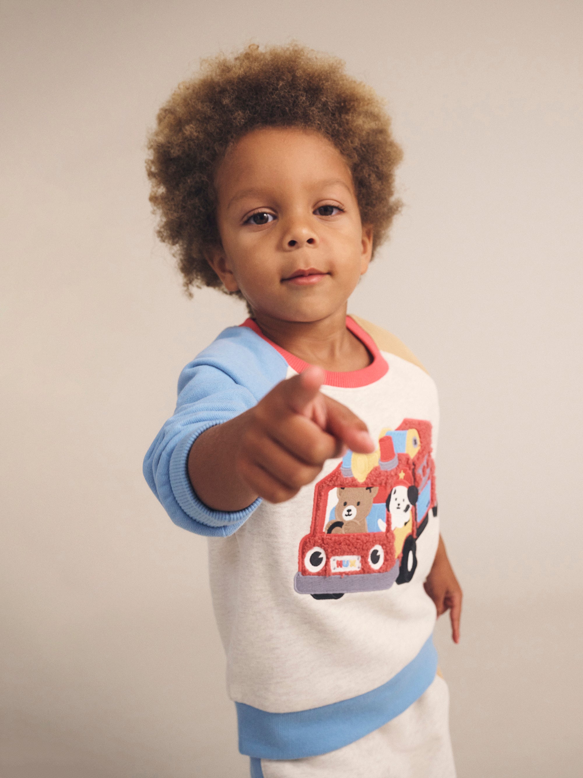 Huxbaby Fire Truck Hux Sweatshirt