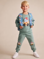 Huxbaby Racer Dino Sweatshirt