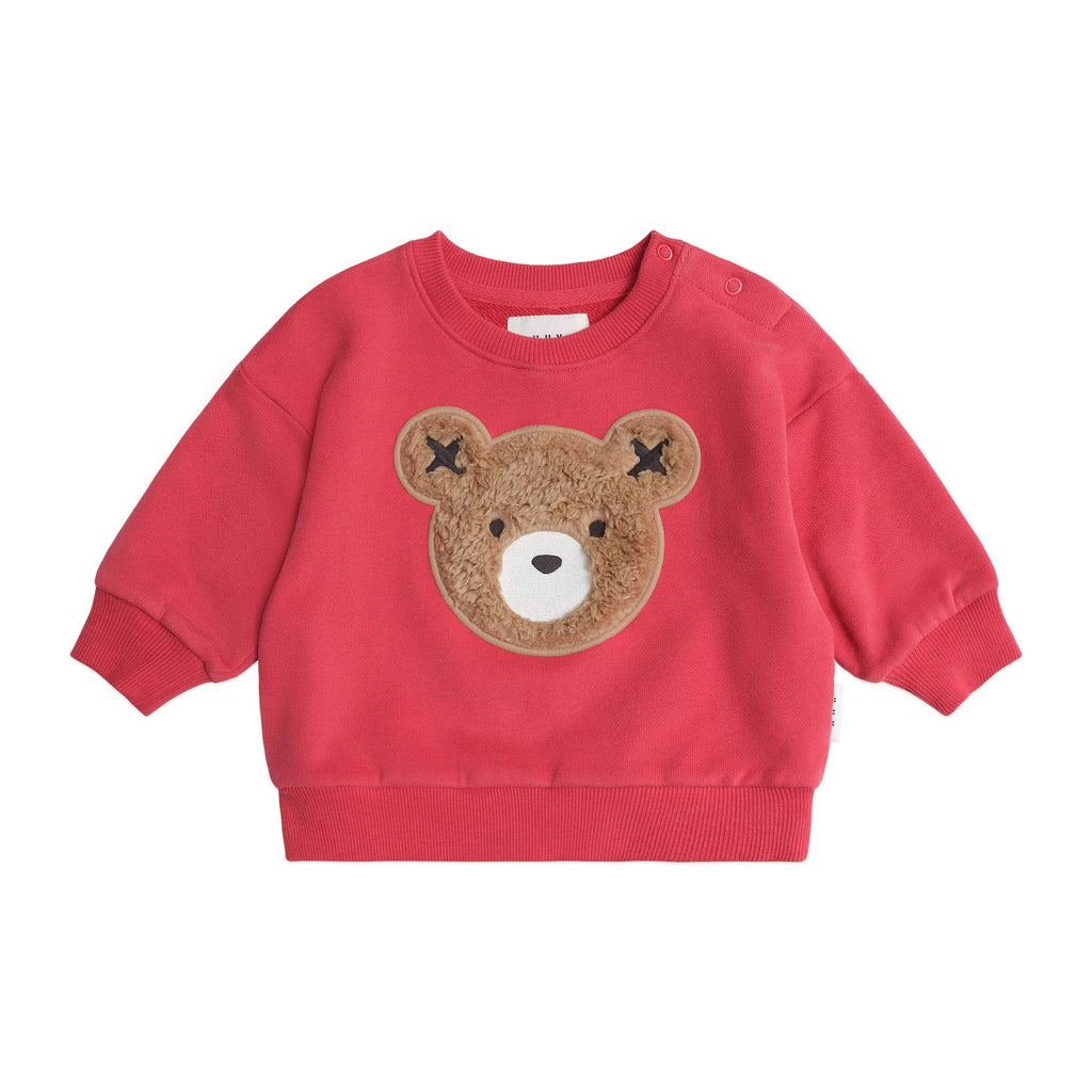 Huxbaby Furry Huxbear Sweatshirt Red