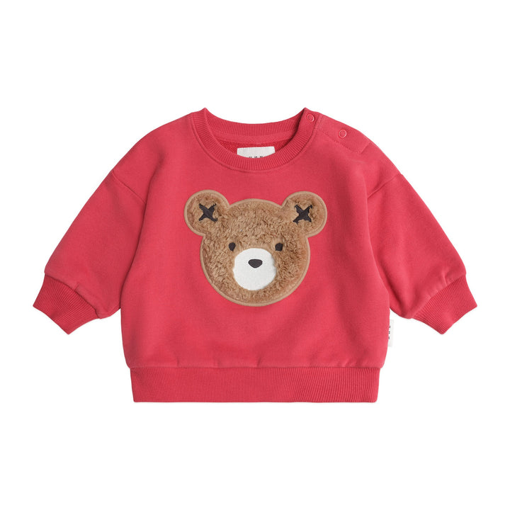 Huxbaby Furry Huxbear Sweatshirt Red
