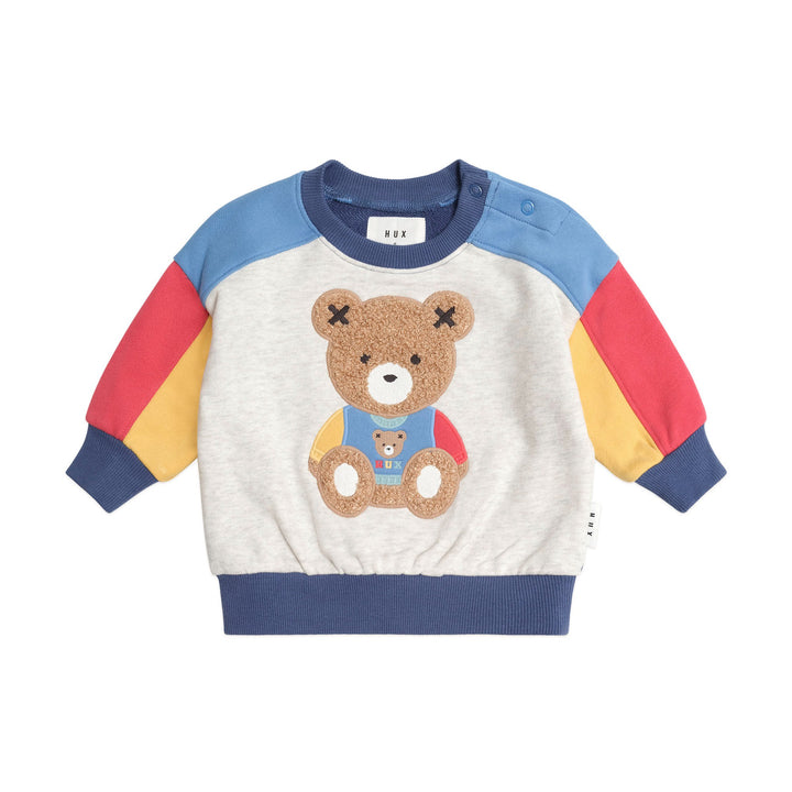 Huxbaby Varsity Huxbear Spliced Sweatshirt