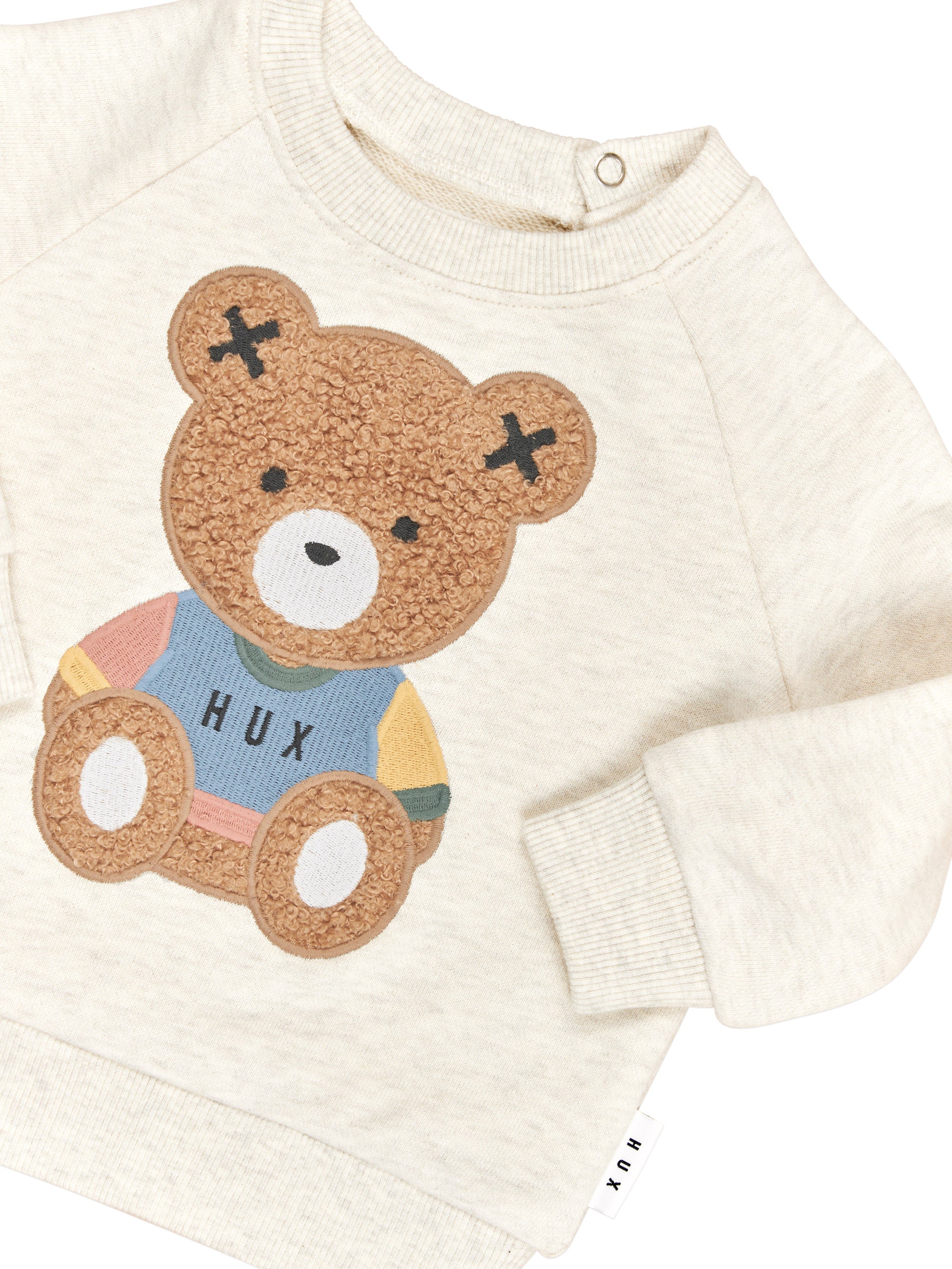 Teddy Hux Sweatshirt - Oat Marle