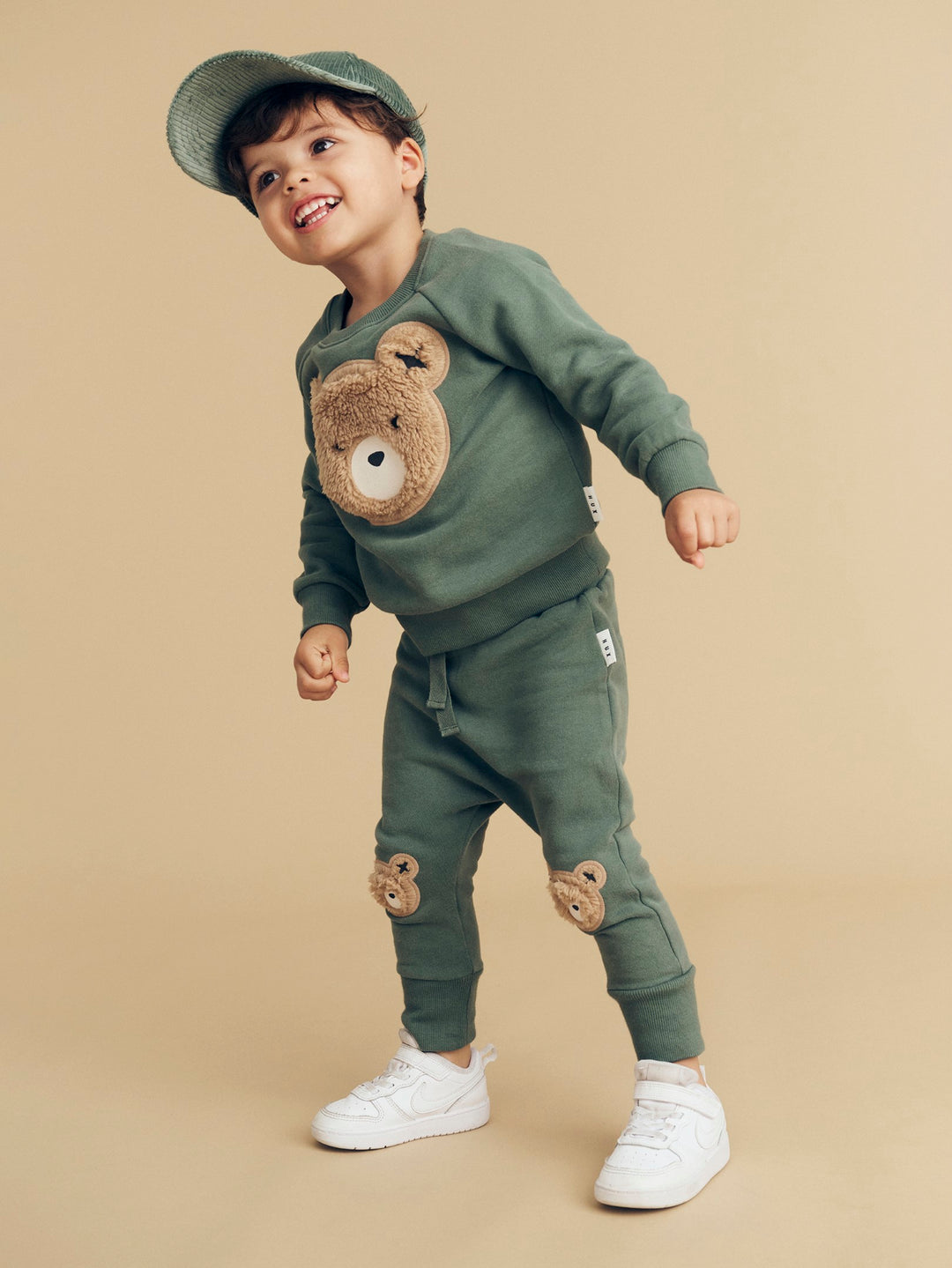 Huxbaby Furry Huxbear Drop Crotch Pant  -Light Spruce