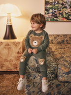 Furry Huxbear Drop Crotch Pant  -Light Spruce