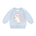 Rainbow Unicorn Sweatshirt - Ice Water
