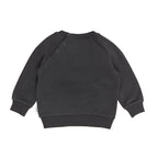 Smiley Rainbow Sweatshirt - Soft Black