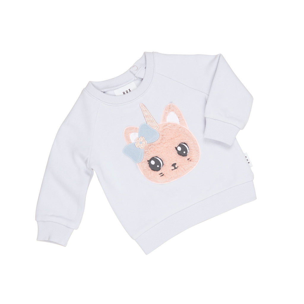 Huxbaby Furry Caticorn Sweatshirt - Frozen