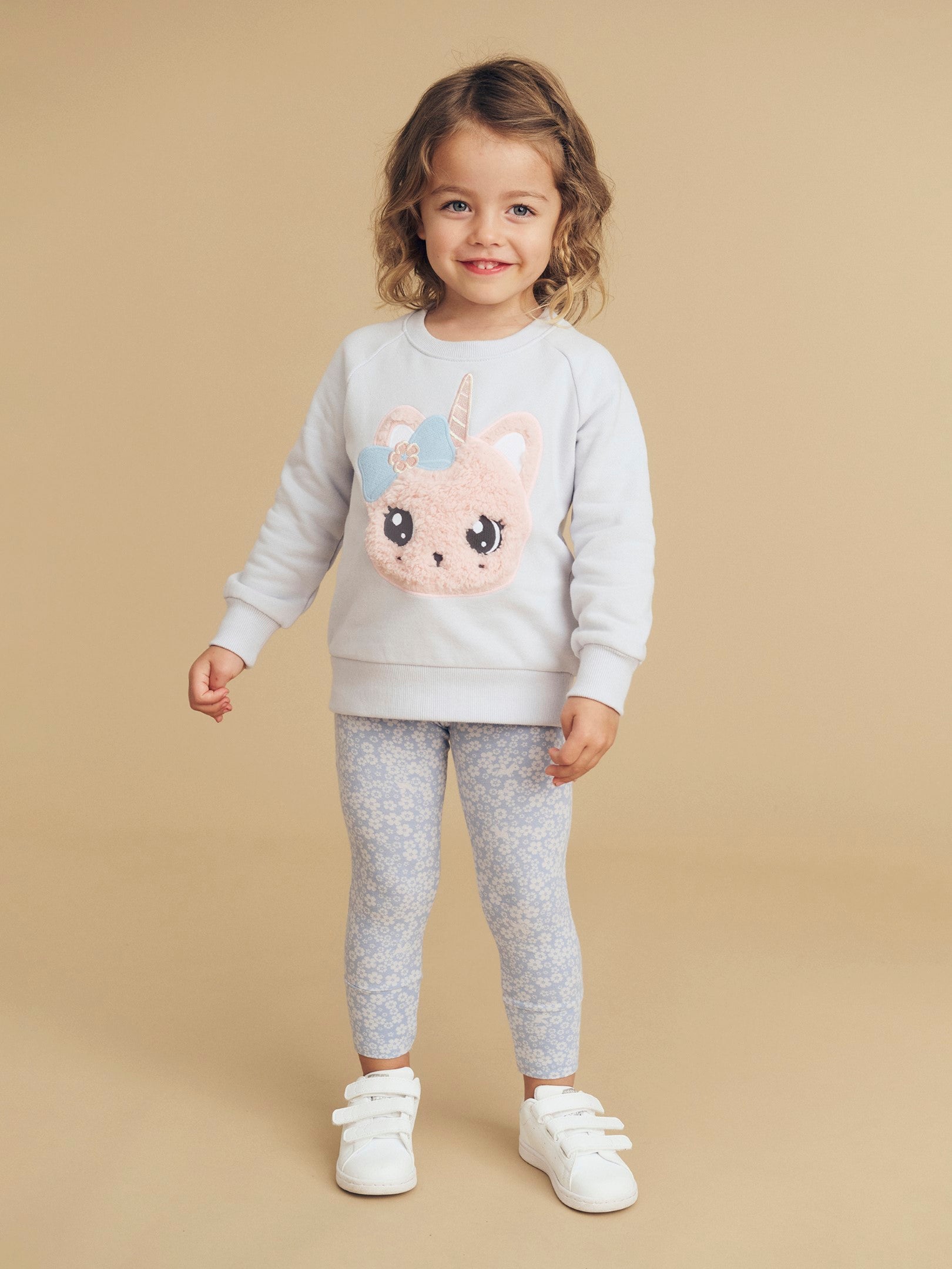 Huxbaby Furry Caticorn Sweatshirt - Frozen