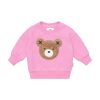 Huxbaby Fuschia Furry Huxbear Sweatshirt