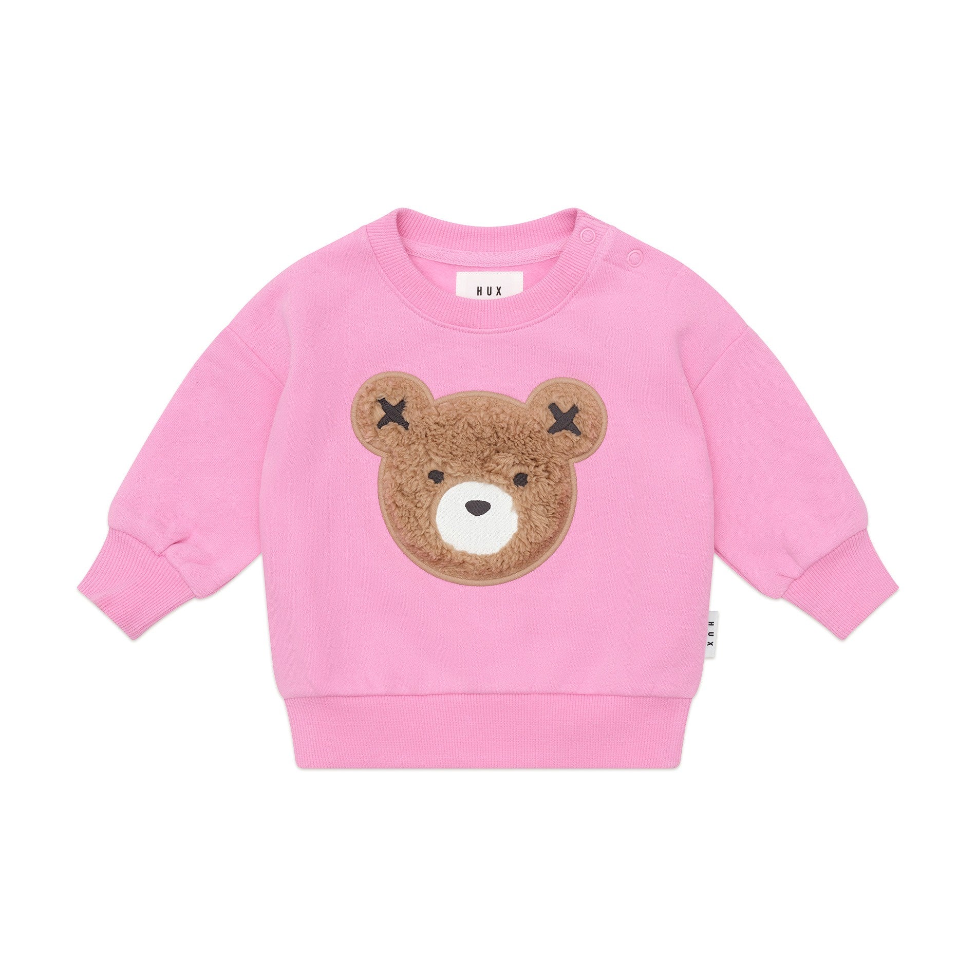 Huxbaby Fuschia Furry Huxbear Sweatshirt