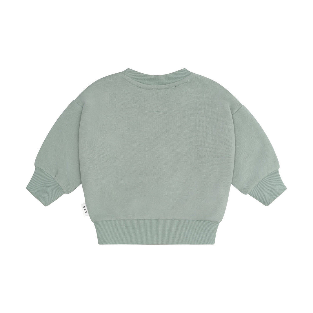 Huxbaby Furry Hux Sweatshirt Mineral Green