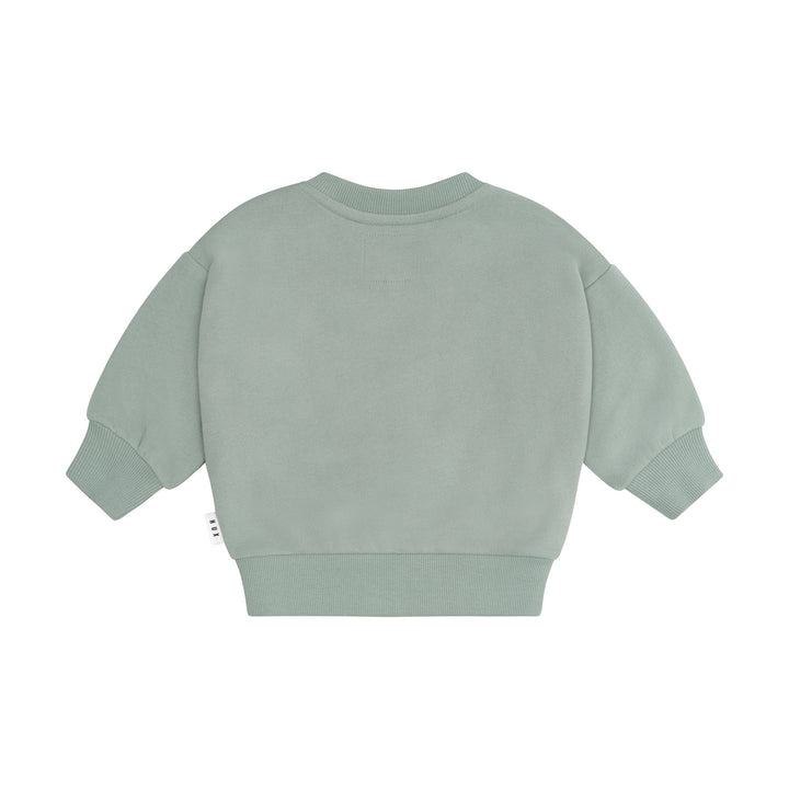 Huxbaby Furry Hux Sweatshirt Mineral Green
