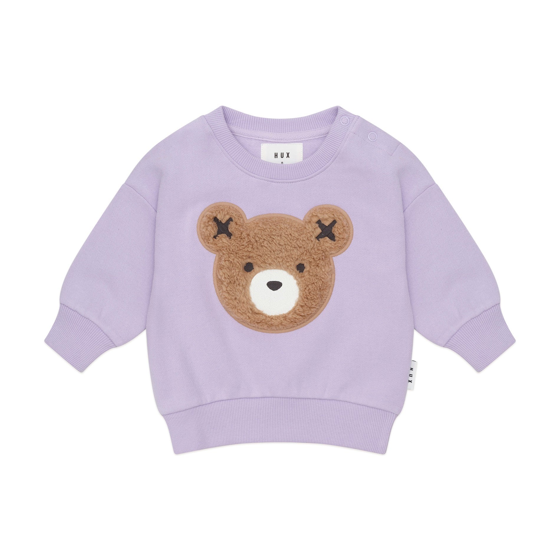 Huxbaby Orchid Furry Huxbear Sweatshirt