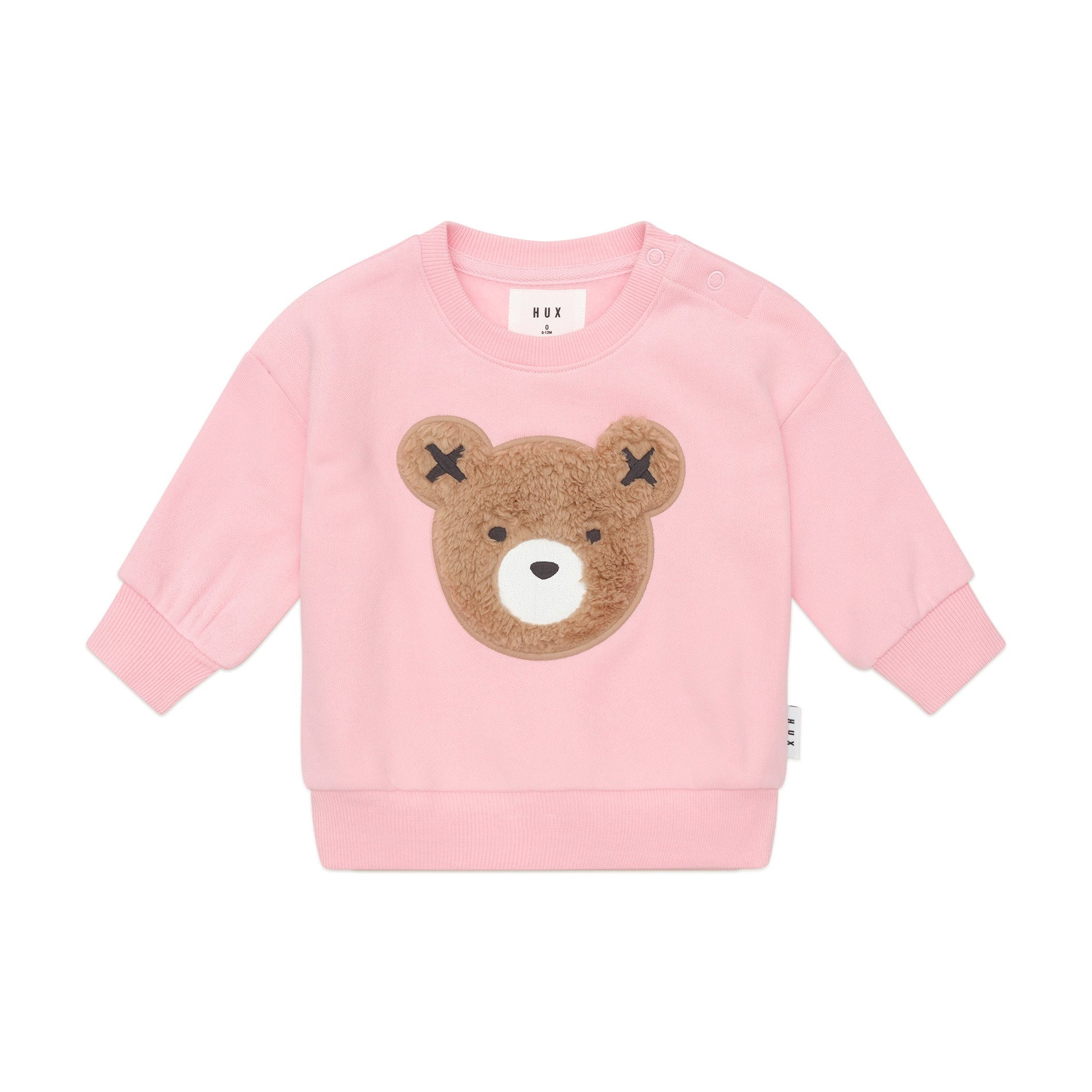 Huxbaby Blush Furry Huxbear Sweatshirt