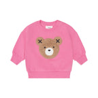 Furry Huxbear Sweatshirt - Strawberry