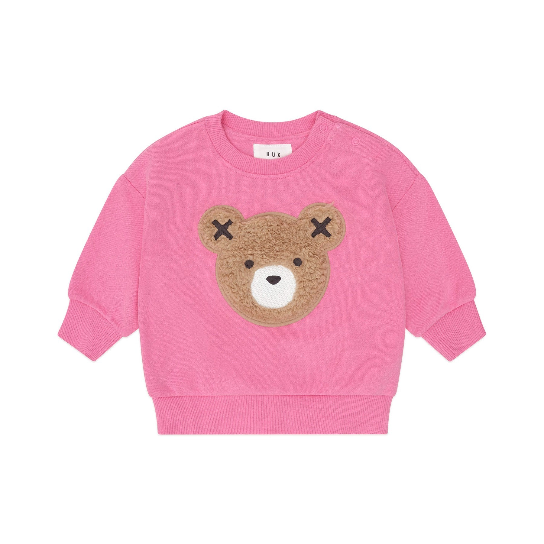 Furry Huxbear Sweatshirt - Strawberry