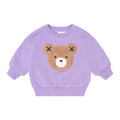 Furry Huxbear Sweatshirt - Violet