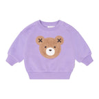 Furry Huxbear Sweatshirt - Violet