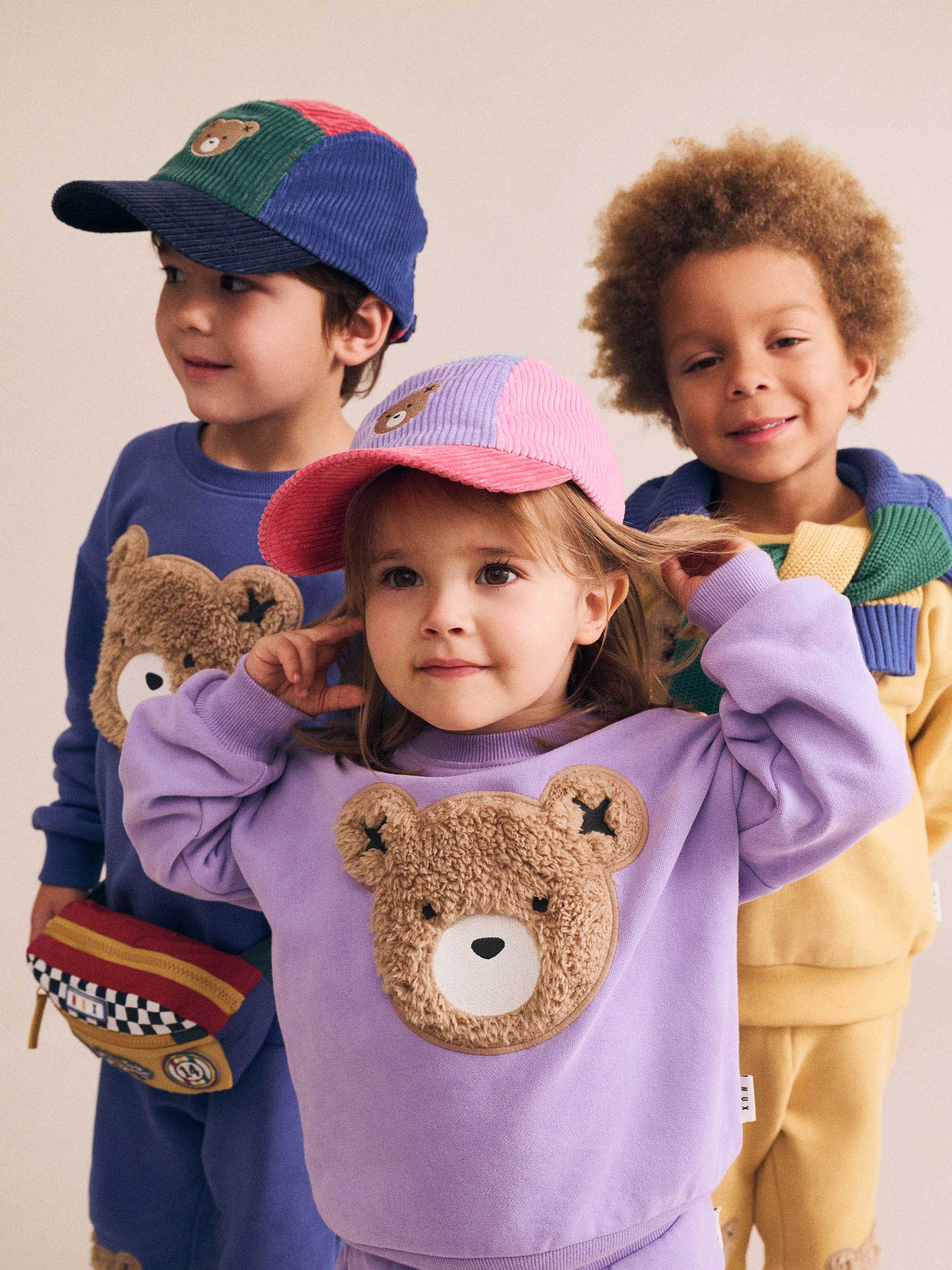 Furry Huxbear Sweatshirt - Violet