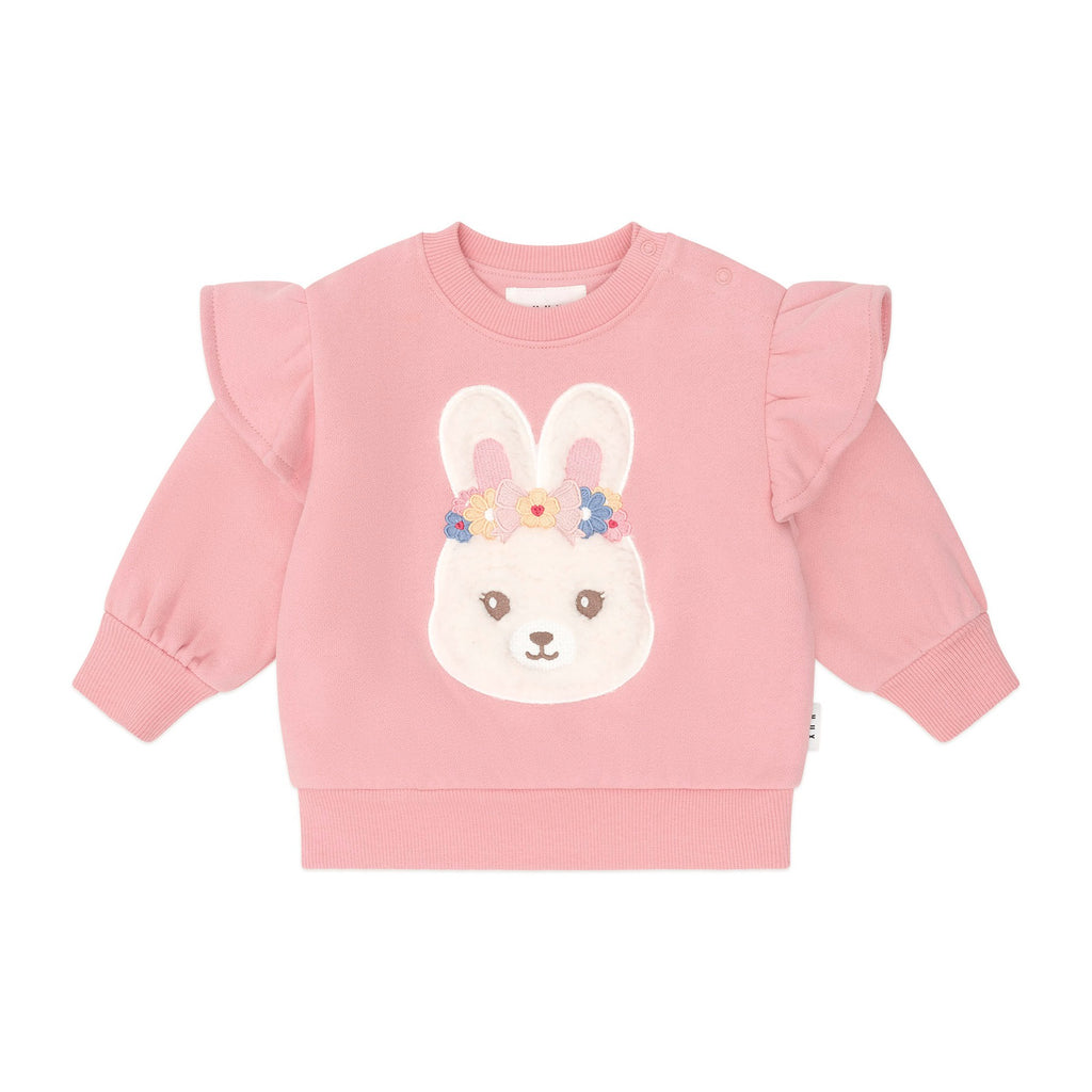 Flower Field Bunny Sweatshirt