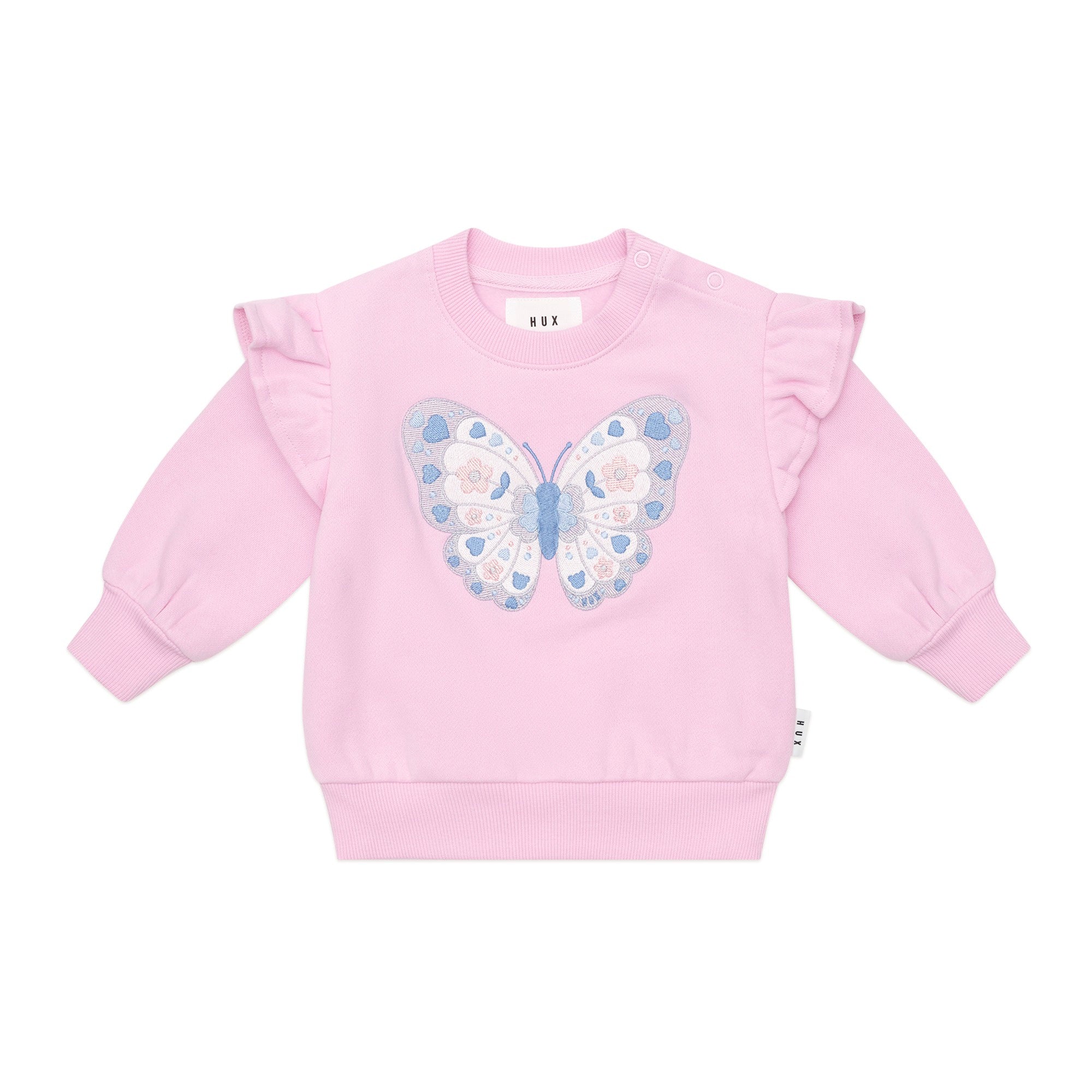 Huxbaby Butterfly Frill Sweatshirt