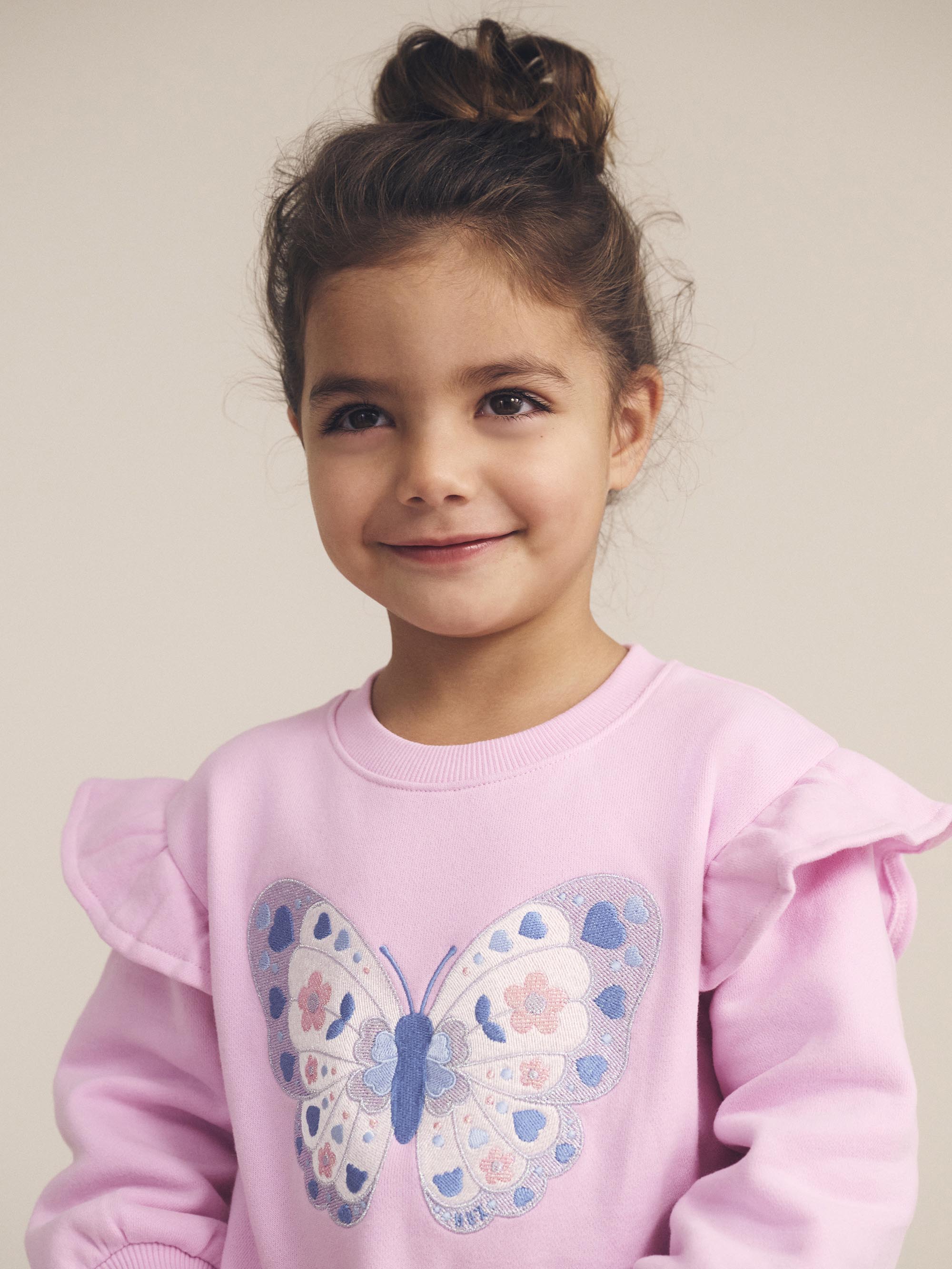 Huxbaby Butterfly Frill Sweatshirt