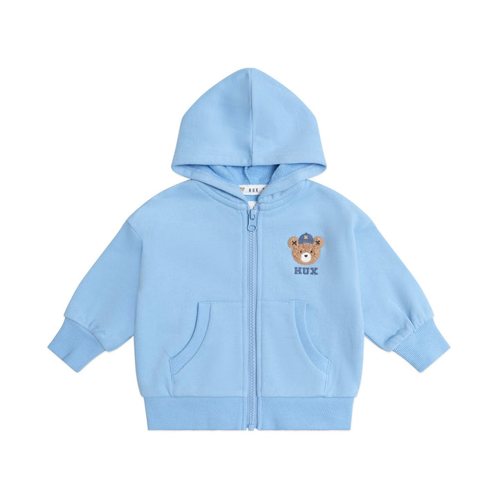 Huxbaby Huxbear Zip Up Hoodie Blue