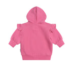 Huxbaby Zip Up Frill Hoodie Berry