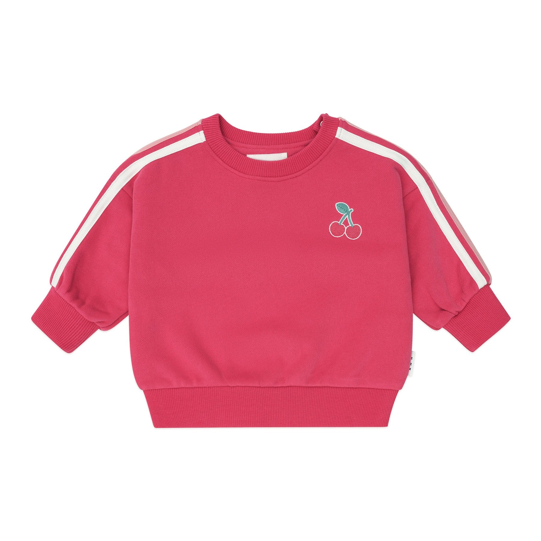 Cherry Racer Stripe Sweatshirt