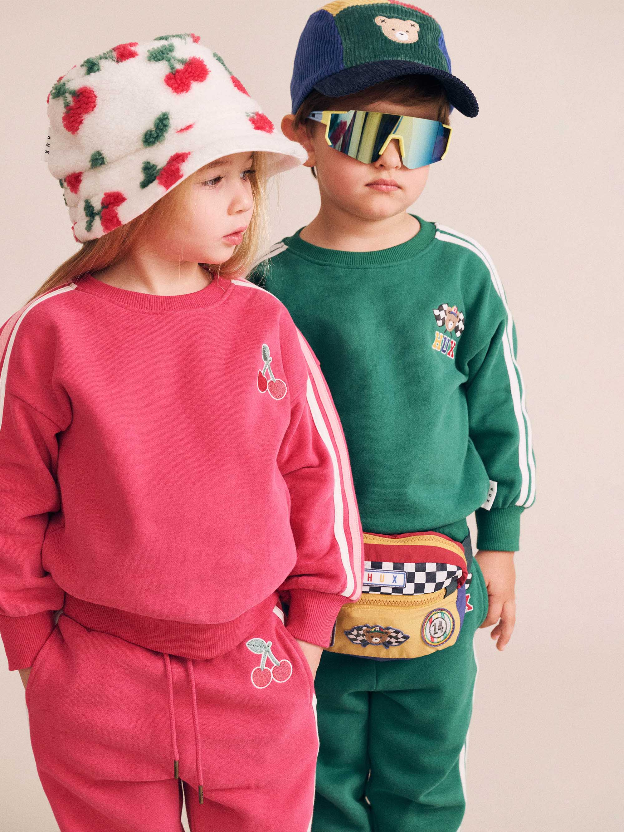 Cherry Racer Stripe Sweatshirt