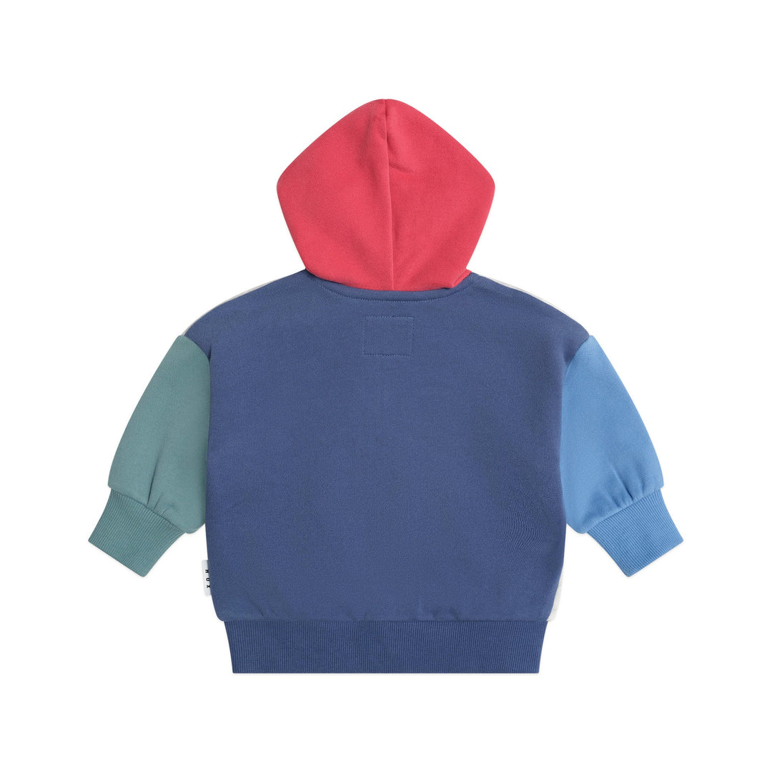 Huxbaby Huxbear Zip Up Hoodie Colour Block