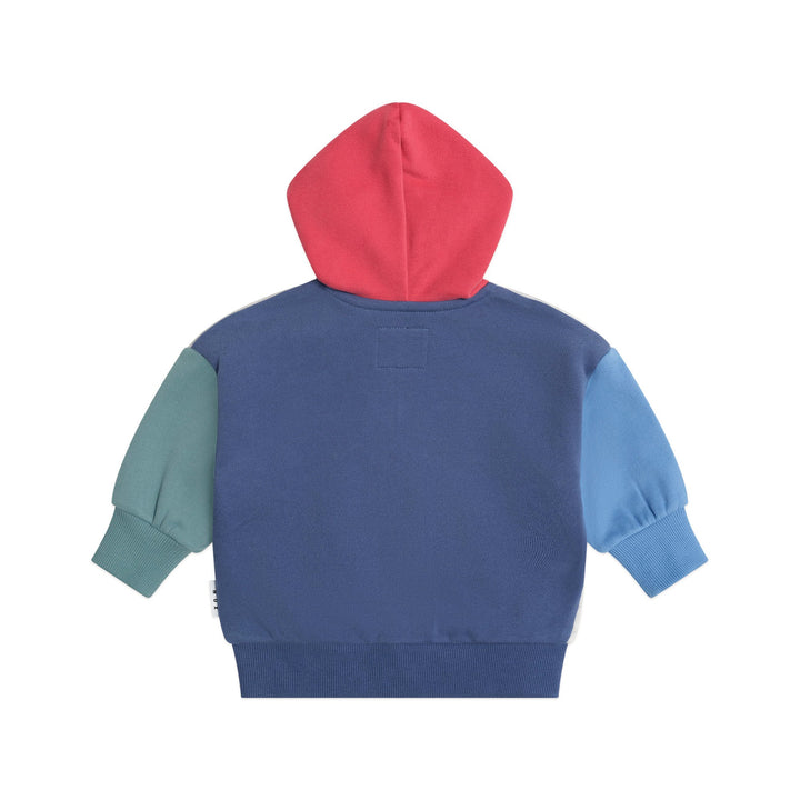 Huxbaby Huxbear Zip Up Hoodie Colour Block