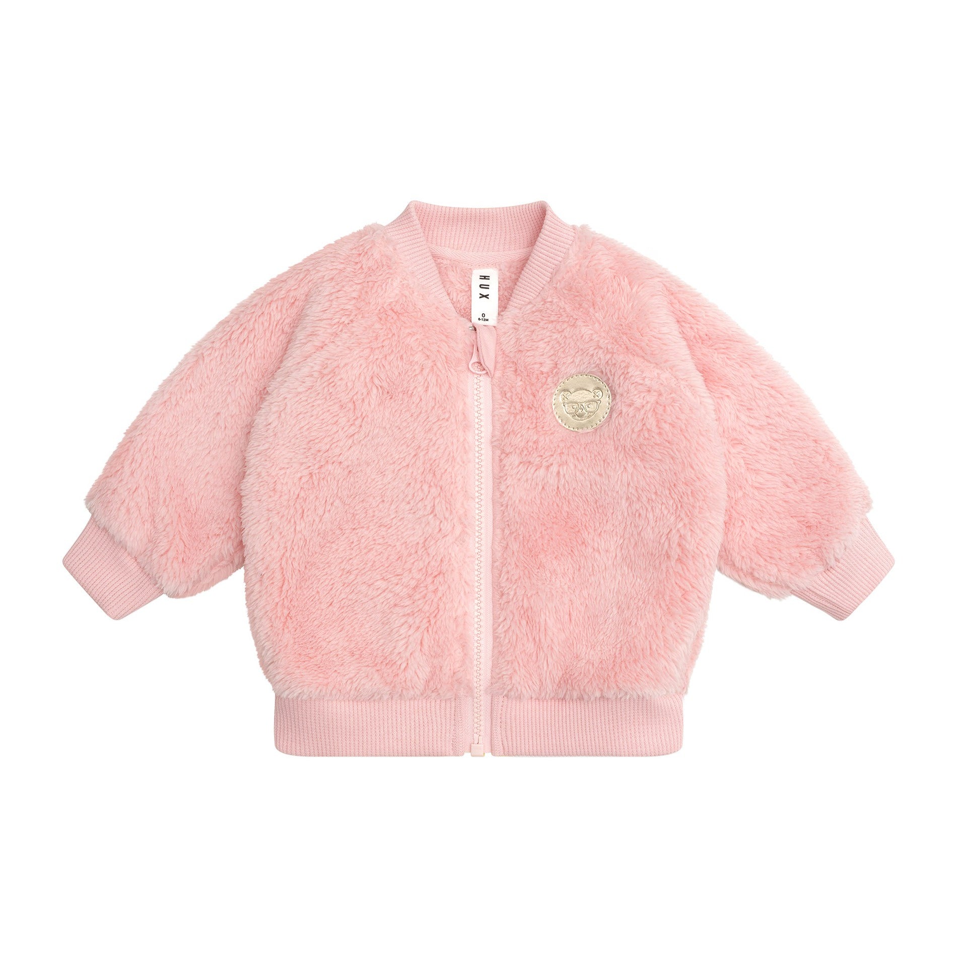 Unicorn Heart Faux Fur Jacket - Candy