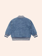 Huxbaby Dreamy Denim Bomber Jacket