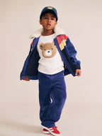 Colour Block Cord Jacket