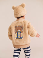 Varsity Hux Fur Jacket