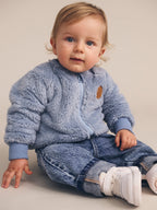 Huxbaby Happy Pup Furry Jacket