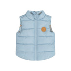 Construction Dinos Reversible Vest - Marine Blue
