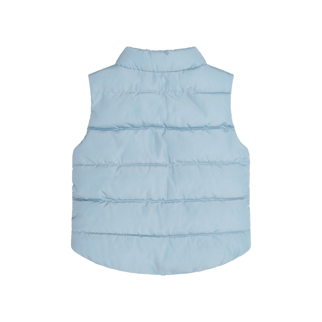 Huxbaby Construction Dinos Reversible Vest - Marine Blue