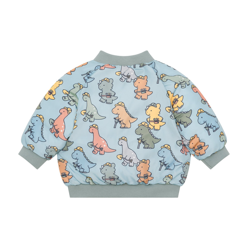 Construction Dinos Reversible Bomber - Mineral Green