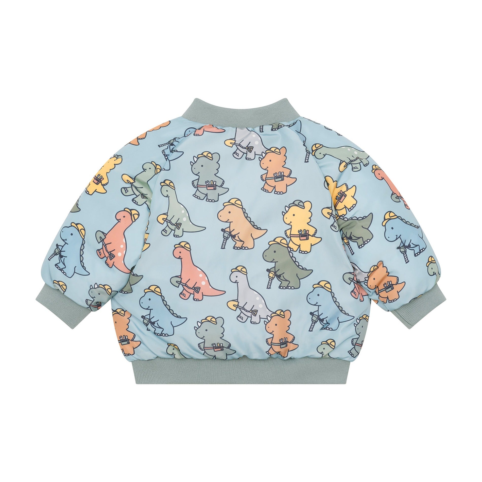 Construction Dinos Reversible Bomber - Mineral Green