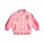 Huxbaby Cherry Varsity Bomber Jacket