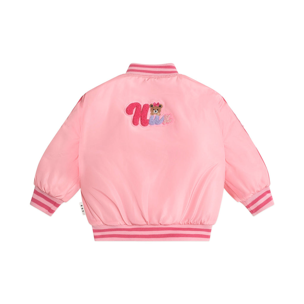 Huxbaby Cherry Varsity Bomber Jacket