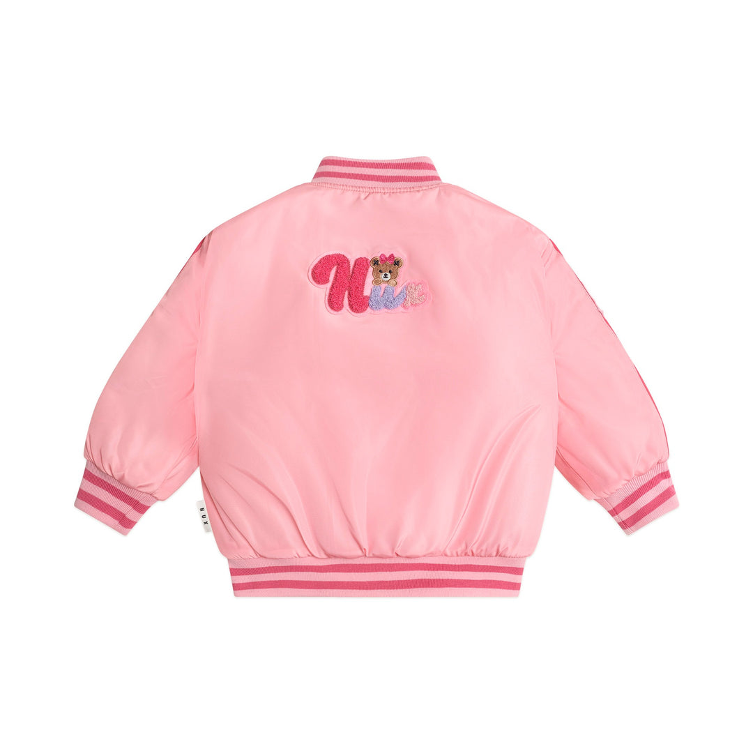 Huxbaby Cherry Varsity Bomber Jacket