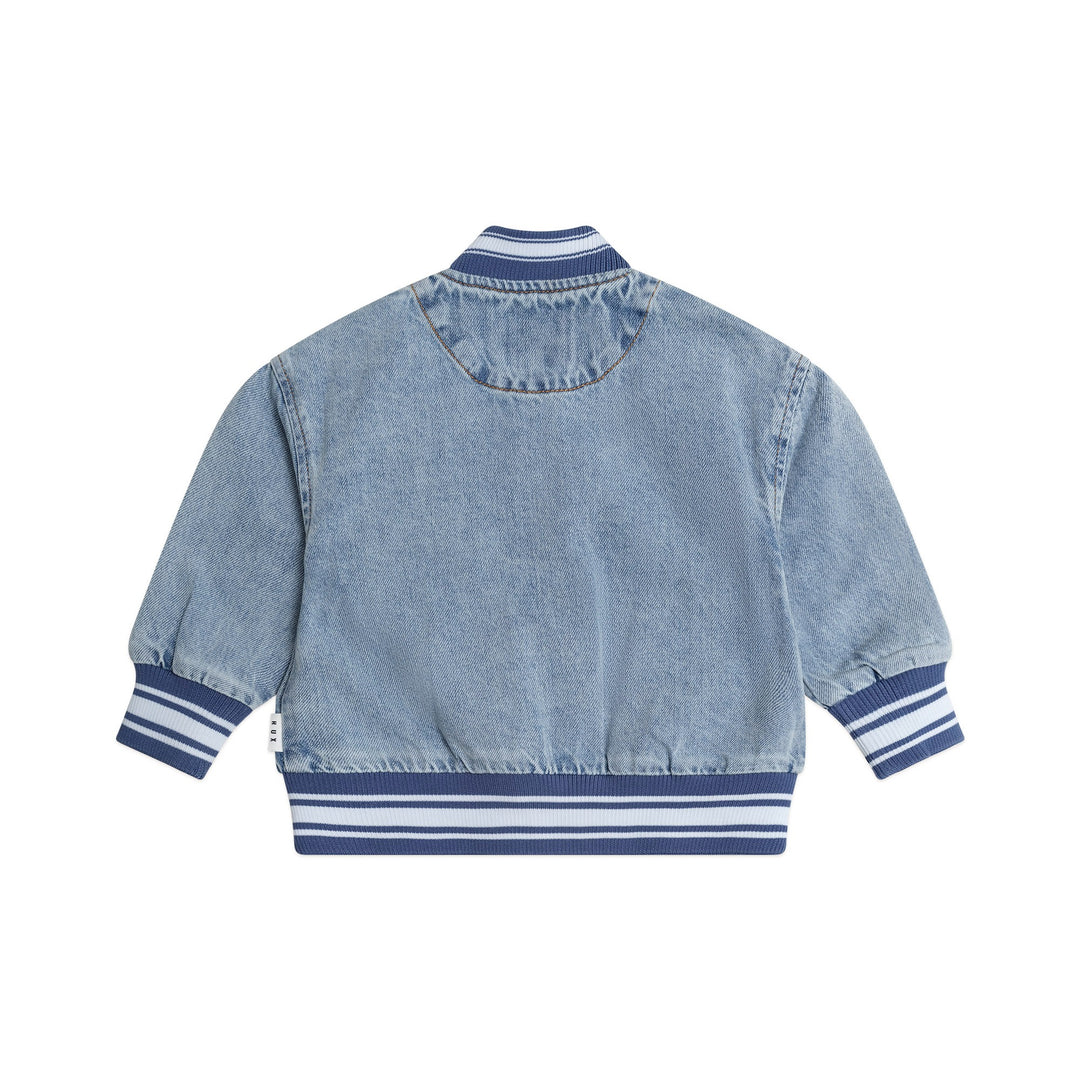 Huxbaby Dreamy Denim Varsity Bomber