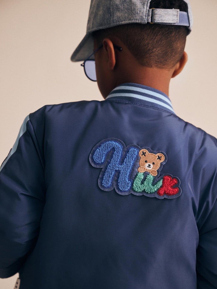 Huxbaby Aviator Varsity Bomber Jacket